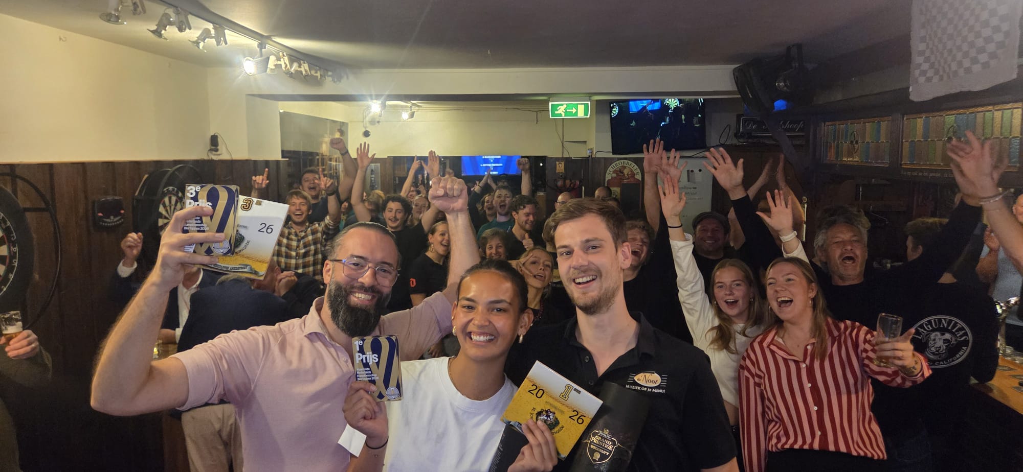 Foto van de winnaars